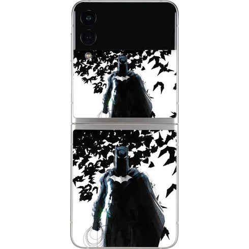 DC Comics Batman Holding batarang Art Galaxy Z Flip4 5G Skin